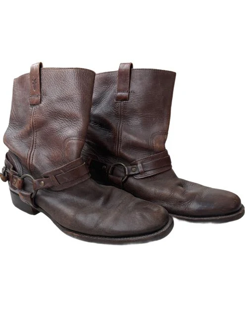 Jesse Harness Moto Boots  - Pre-Loved